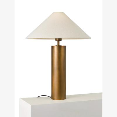 John Lewis John Lewis Column Table Lamp, Patina Brass