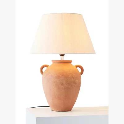 John Lewis John Lewis Kalash Ceramic Table Lamp, Terracotta