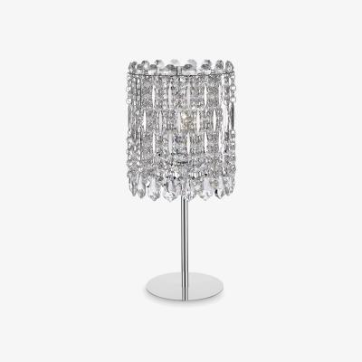 John Lewis Impex Alita Table Lamp, Silver Chrome