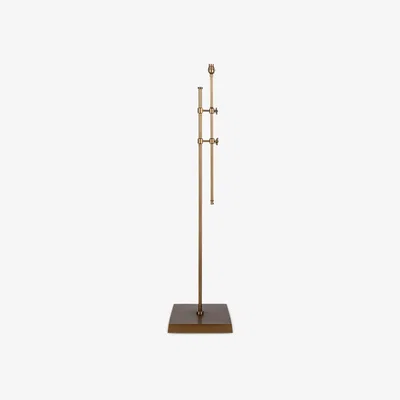 John Lewis Nkuku Chintala Iron Floor Lamp Base, Antique Brass