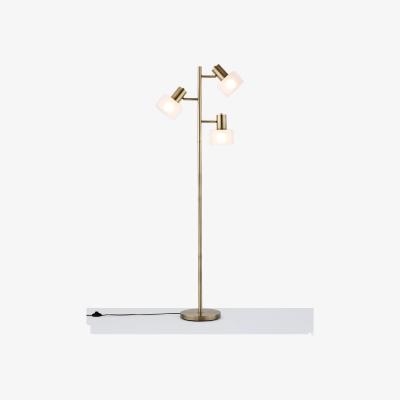 John Lewis John Lewis Rodos Triple Floor Lamp, Antique Brass