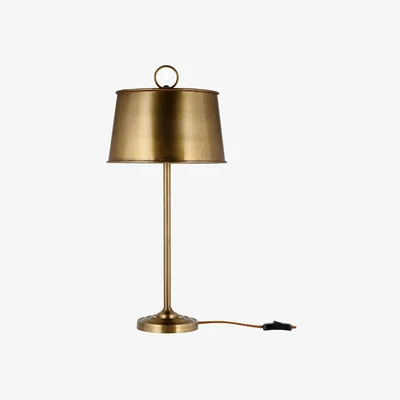 John Lewis nkuku Siwan Table Lamp, Antique Brass