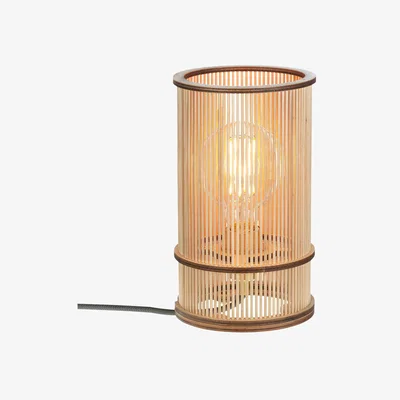 John Lewis Tom Raffield Artus Wood Table Lamp, Birch
