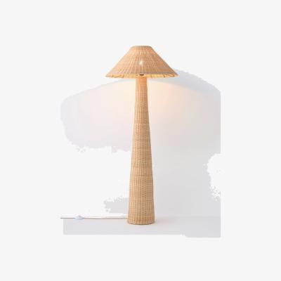 John Lewis John Lewis Rattan Floor Lamp, Natural