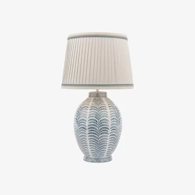 John Lewis Laura Ashley Stannard Table Lamp, Blue