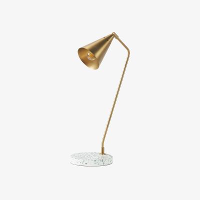 John Lewis Designers Guild Pavonazzo Desk Lamp, Gold