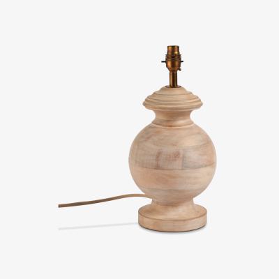 John Lewis John Lewis Mango Wood Lamp Base, White Wash