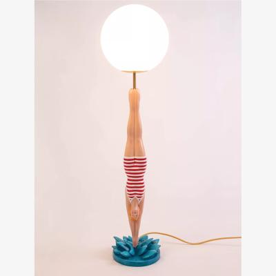 John Lewis Seletti Lady Diver Table Lamp, Multi