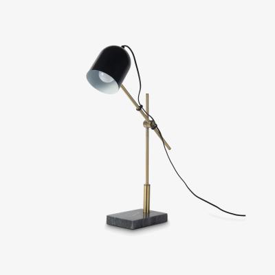 John Lewis One.World Derby Complete Table Lamp, Rectangular Base, Black