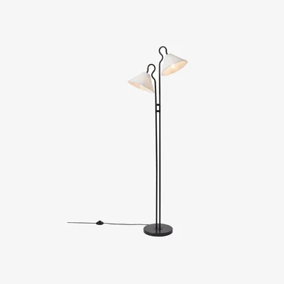 John Lewis MADE Madelyn Floor Lamp, Black