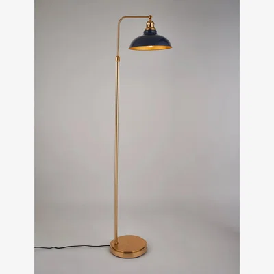 John Lewis John Lewis Millhouse Floor Lamp, Blue