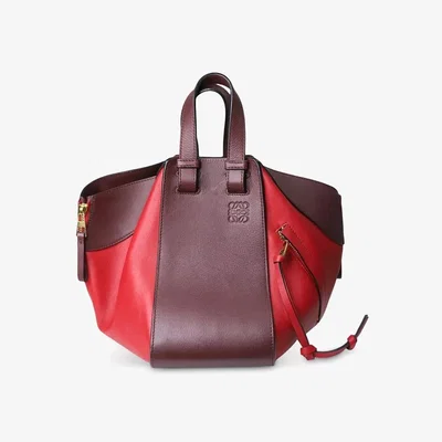 John Lewis Pre-loved LOEWE Compact Hammock Top Handle Bag, Red