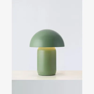 John Lewis John Lewis Mushroom Rechargeable Dimmable Table Lamp, Myrtle
