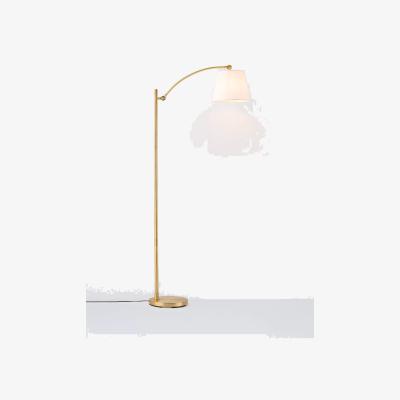 John Lewis John Lewis Swing Arm Floor Lamp, Matt Gold