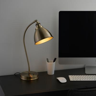Knees Franklin Table Lamp - Antique Brass