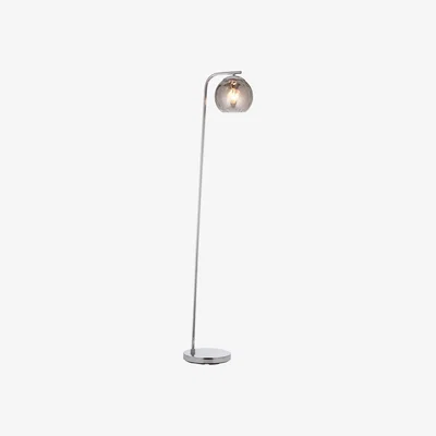 Knees Dimple Floor Light - Chrome