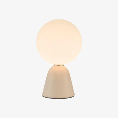 Knees dar lighting FRA403 Francesca Table Lamp Pink Opal Glass