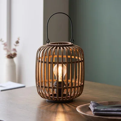 Knees Mathias Bamboo Table Lamp - Natural