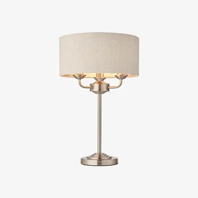 Knees Highclere Table Lamp - Natural