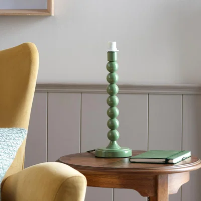 Knees Higgledy Table Lamp Base - Cotswold Green