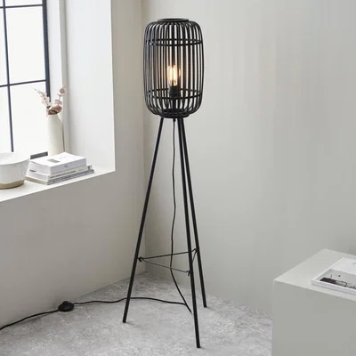 Knees Mathias Bamboo Floor Light - Black