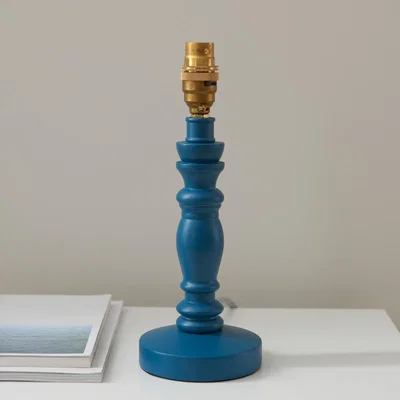 Knees Bibury Table Lamp Base - Marlin Blue