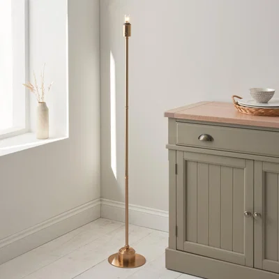 Knees Burley Rechargeable Floor Lamp Base - Aged Brass