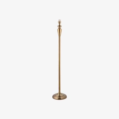 Knees Oslo 1 Light Floor Lamp - Antique Brass