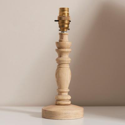 Knees Bibury Table Lamp Base - Natural Ash