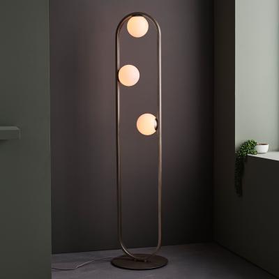 Knees Enzo 3 Floor Lamp - Brushed Silver