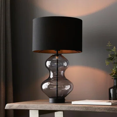 Knees Kelda Shaped Table Lamp - Black
