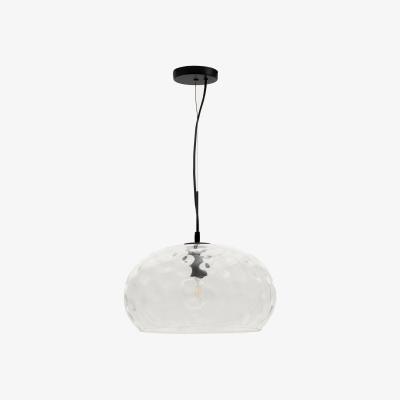 Kave Home Balma transparent glass ceiling lamp, Ø 40 cm