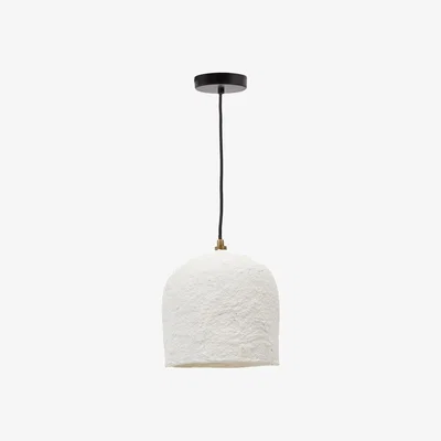 Kave Home Calvia white papier-mâché ceiling lamp Ø 25 cm