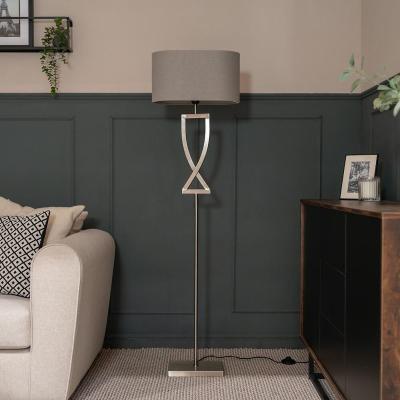 La Redoute Brushed Chrome Floor Lamp