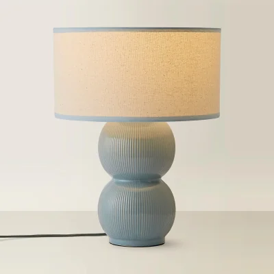 La Redoute Gabbie Stacked Ribbed Table Lamp