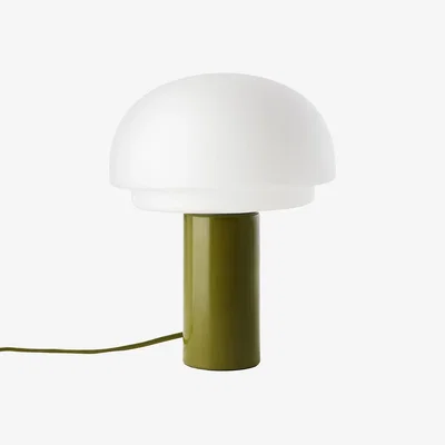 La Redoute Agathilda Opaline/Iron Lamp, H27.5cm
