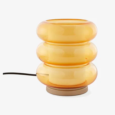 La Redoute Table Lamp in Amber Glass Armillo