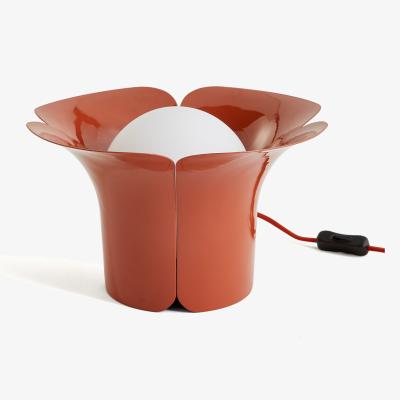 La Redoute Tessen Metal & Opaline Glass Tulip Table Lamp