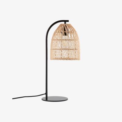 La Redoute Dankia Metal and Rattan Table Lamp