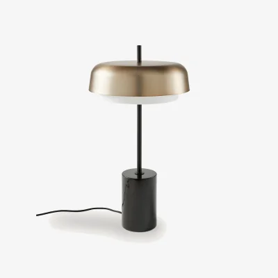 La Redoute Clepsos Metal & Marble Lamp