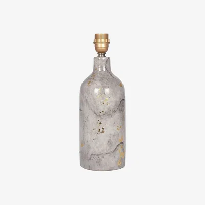 La Redoute Marble Effect Gold Leaf Glaze Stoneware Table Lamp Base