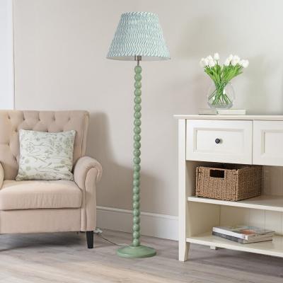 La Redoute Green Bobble Floor Lamp with Arrow Large Shade