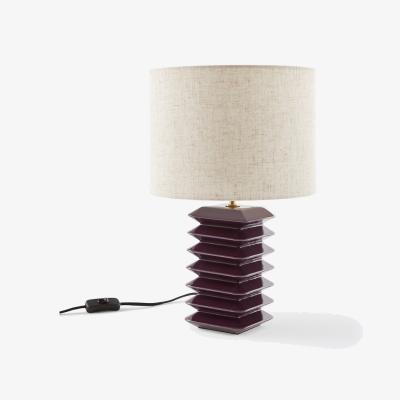 La Redoute Table Lamp in Ceramic and Linen Remilo
