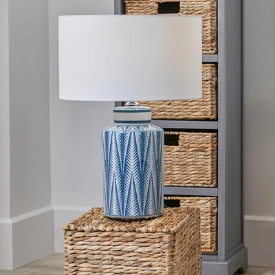 La Redoute Aztec Pattern Ceramic Table Lamp Base