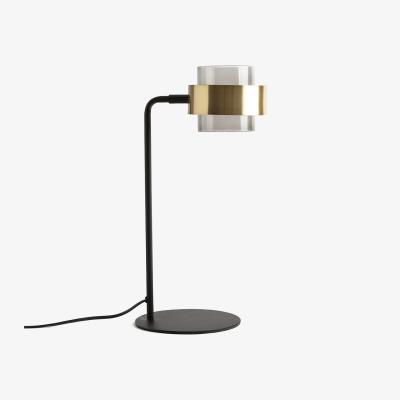 La Redoute Botello Glass and Metal Table Lamp