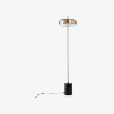 La Redoute Clepsos Metal & Marble Floor Lamp