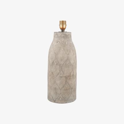 La Redoute Grey Peacock Ceramic Table Lamp Base