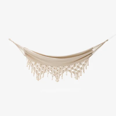La Redoute Posy Fringed Polycotton Hammock