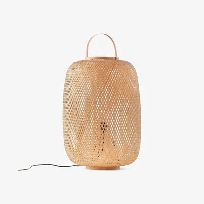 La Redoute Katia 70cm Woven Bamboo Table Lamp