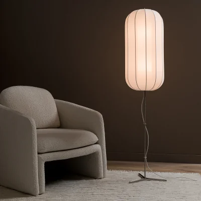 La Redoute Satchi Mesh Lantern Floor Lamp
